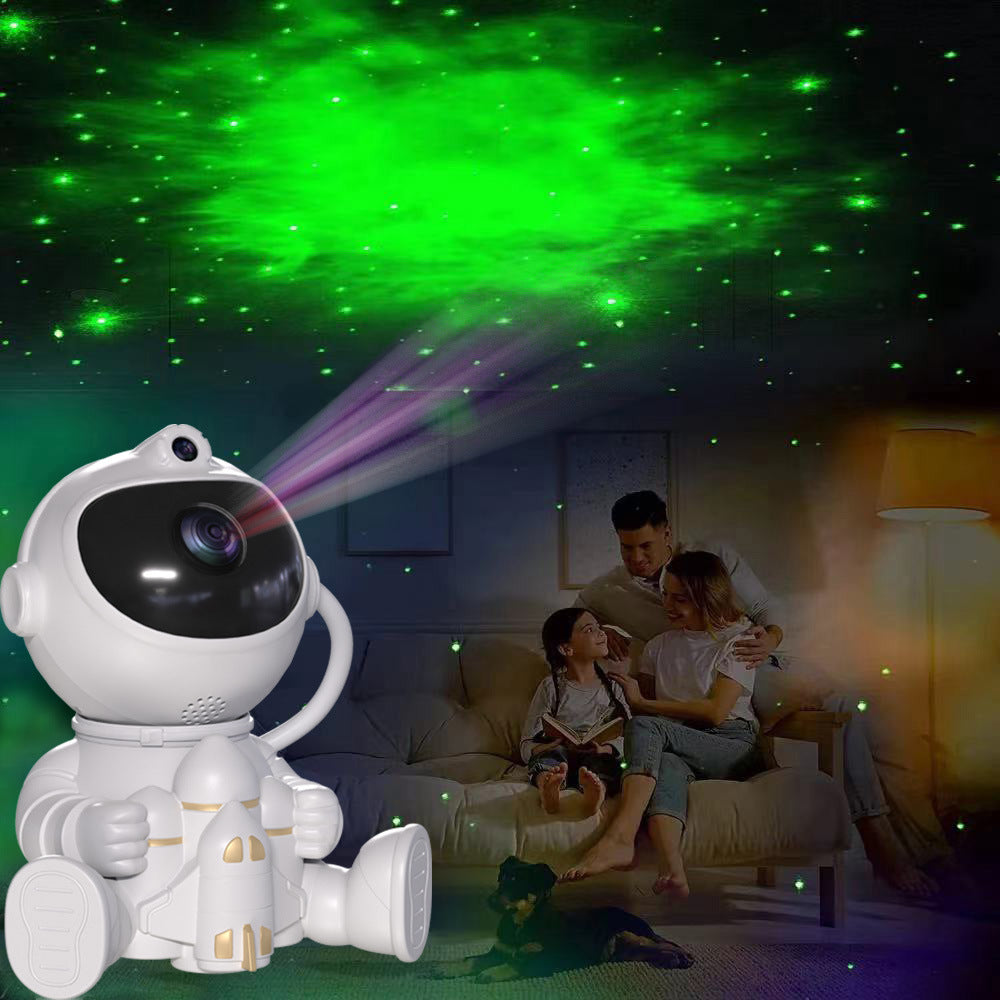 NNEDSZ Astronaut Galaxy Projector Night Light with Remote Control(space shuttle)